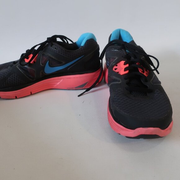 Womens Nike Lunarglide 3 Anthracite Black Pink Blue Trainer Running Sneakers 8 - Picture 5 of 16